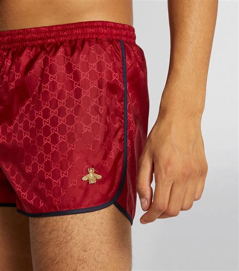 gucci bee swim shorts